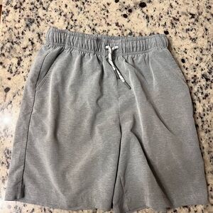 Boy’s Grey Drawstring Athletic Shorts